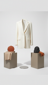 Porcelain White Cashmere Blazer